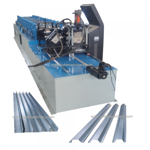 C and Omega channel in one light keel roll forming machine