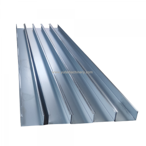 C and Omega channel in one light keel roll forming machine