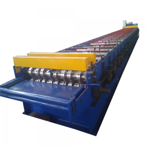 4 Ribs customized steel floor decking roll forming machine